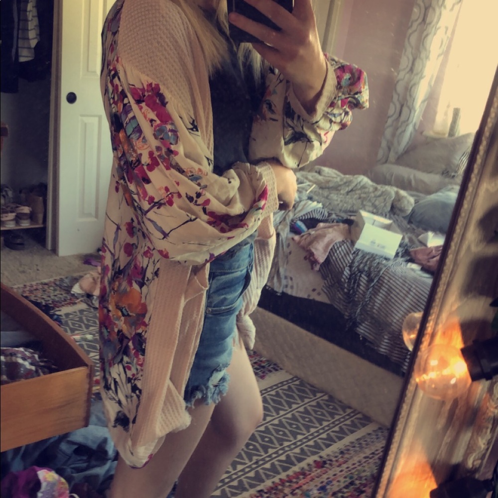 Floral cardigan